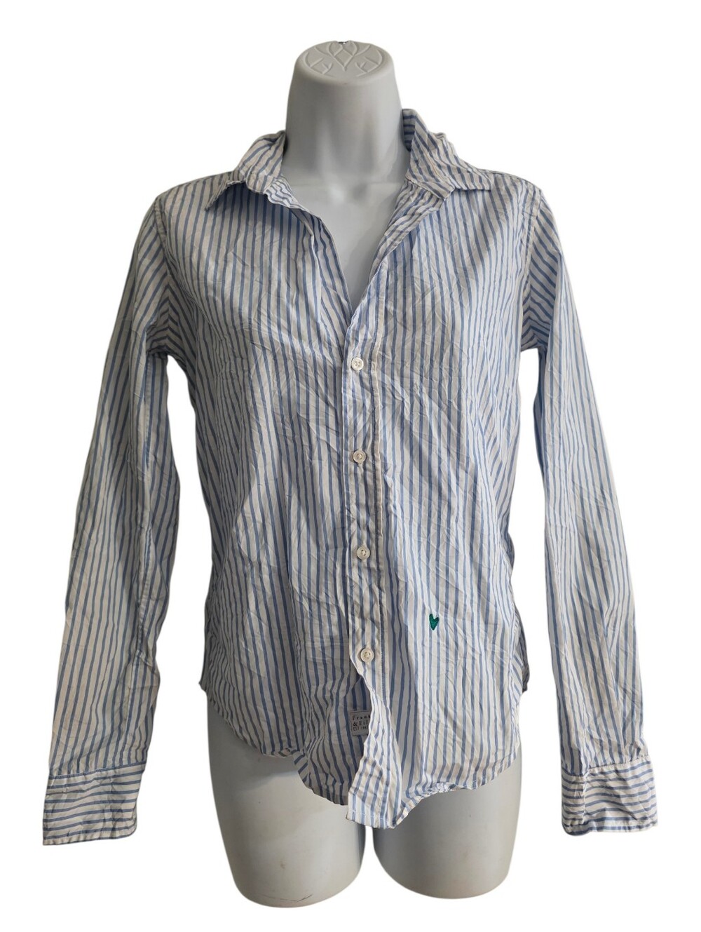 Frank & Eileen X Ron Herman "Barry" Button Up Long Sleeve Shirt- XS